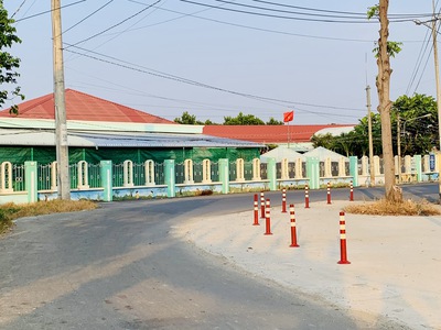 Bán đất thổ cư 124,4m  xã thanh vĩnh đông, châu thành, long an sổ hồng riêng 2