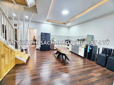 Bán nhà 4 phòng ngủ sổ riêng xây dựng - thi sách phường 6 đà lạt giá 4 tỷ 1