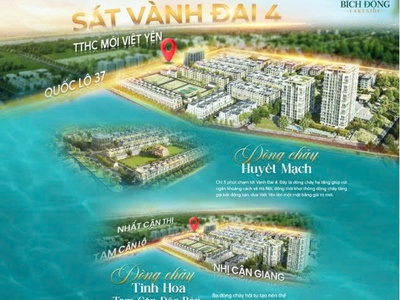 Bán lô liền kề bích động lakeside - 114m2   mặt đường 22m   giá chỉ từ 65 triệu/m 0