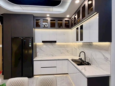 Bán nhà phố trệt 2 lầu sân thượng trước huỳnh tấn phát, tt nhà bè - full nội thất - giá 6 tỷ 990 3