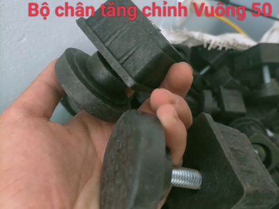 Xưởng sản xuất chân tăng chỉnh chiều cao vuông 50mm 2