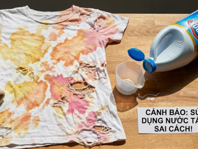 Dùng nước tẩy trắng quần áo sai cách: Áo trắng sáng hơn hay nhanh mục rách 0
