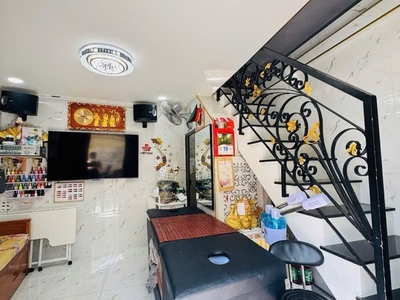 H2142  nhà trương đăng quế gò vấp, shr, vuông, hxh, 4 tầng, 3.x tỷ x nhỏ 1