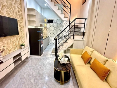 T2143  nhà nguyễn kiệm gò vấp, shr, vuông, 3 tầng, 3.x tỷ 1