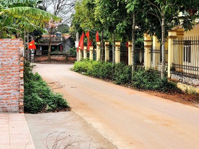 Đất gò dung 92,6m2  5m mặt tiền   giáp nhà văn hóa   gần trường chuyên 1