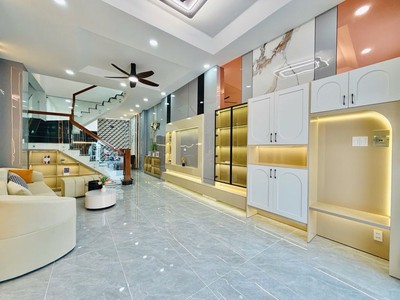 Bán nhà đẹp tặng nt mới hxh bùi quang là ngang chuẩn 4m sát emart phan huy ích nhỉnh 4tỷ 0