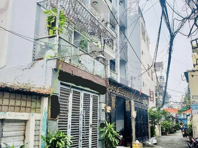 Gò dầu   hẻm xe hơi thông   60m    6 tầng btct   6 pn   chỉ 9 tỷ tl 1