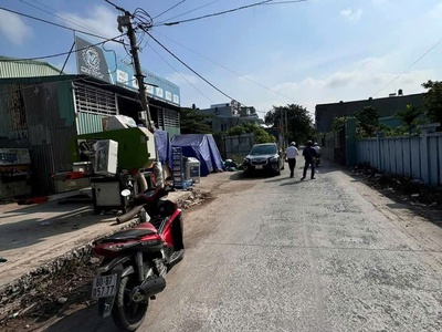 Lô góc  14x53  mt thạnh lộc 41   đất   xưởng dt lớn 740m    đường nhựa thông 3