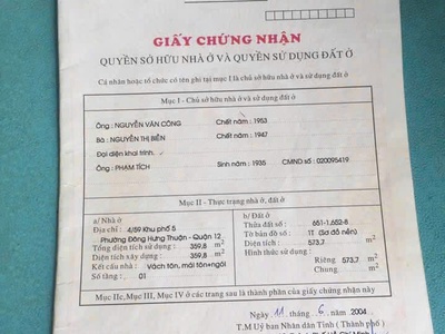 Chính chủ bán gấp   lô góc 2 mặt tiền siêu đẹp đông hưng thuận 06, q12 0