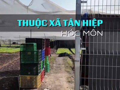 Ccg đất tân hiệp hóc môn sát cạnh khu biệt thự giá chỉ 10tr/m 0