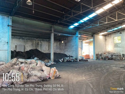 Xưởng kcn tân phú trung   quỹ đất lớn 4.000m  đóng thuế 1 lần 2