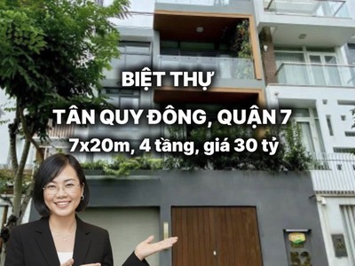Biệt thự view sông   công viên kdc an phú hưng   quận 7  hđt 90 triệu/tháng 0