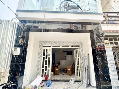 Nhà đang hoàn thiện, tt nhà bè - sổ hồng riêng - đường xe hơi - 5,29 tỷ  tl 0