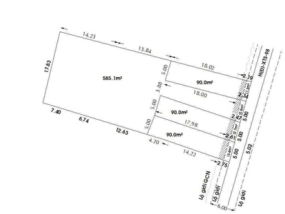 Đất xuân thới sơn   hóc môn 1 tách sổ sẵn   giá mềm đầu tư gần trương thị như 0