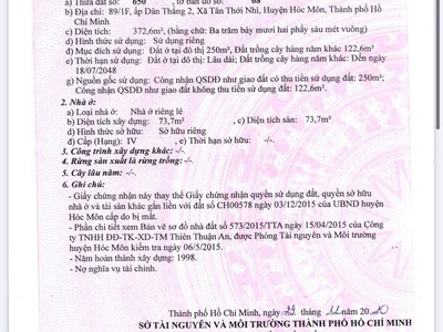 Đất khủng tặng nhà c4 9.5x40 mặt tiền tân thới nhì 02 cách ql22 chỉ 100m 2