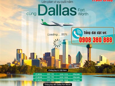 EVA AIR khai trương đường bay mới đến DALLAS  DFW 0