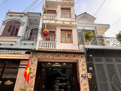 Nhà 4 tầng mặt tiền hiệp thành 5   q12 - nhà 4 tầng ở   kinh doanh 0