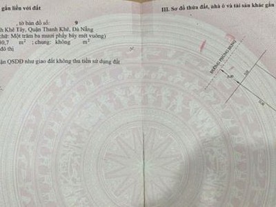 Bán đất đường phùng hưng - đường 10,5m - cách biển chỉ 150m 0