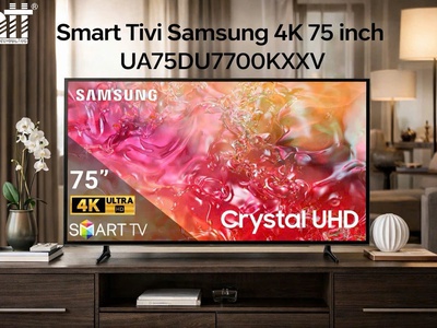 Smart Tivi Samsung 4K 75 inch UA75DU7700KXXV 0