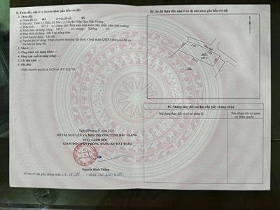 Sở hữu ngay lô đất góc đẹp - giá tốt - vị trí đắc địa tại thôn lý viên, xã bắc lý, huyện hiệp hoà, 2