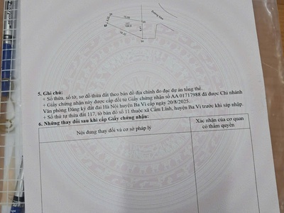 Bán đất ba vì sổ đỏ hà nội-100m-giá sốc 330 triệu 2