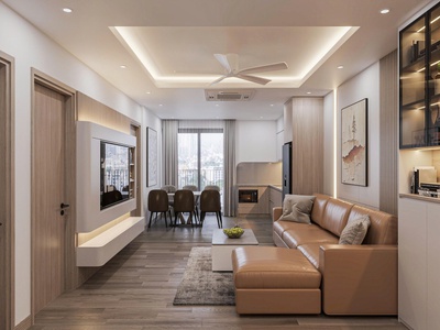 Cho thuê căn hộ cao cấp 2pn, 2vs   ban công đông nam tại 33 lê văn lương, phường nhân chính, quận 0