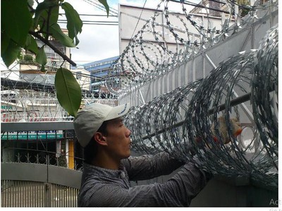 Thi công Hàng rào kẽm gai Lam giá rẻ tại Bình Dương 3