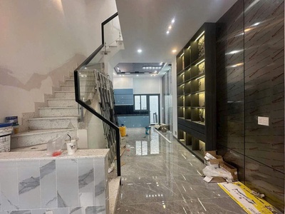 Kẹt bán gấp nhà 2 tầng  4x14  hxh nguyễn thị kiêu, thới an, q12 giá 4.95 tỷ 1