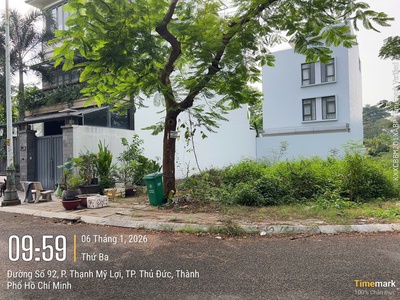 Nền biệt thự góc 2 mặt tiền villa thủ thiêm, 275.5m2, đối diện công viên, giá 165tr 1