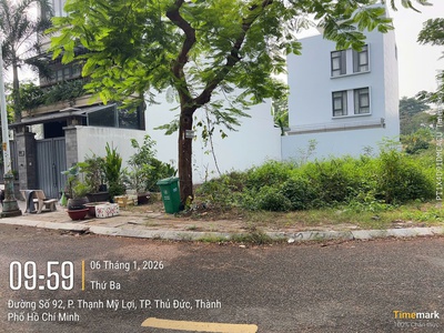 Nền biệt thự góc 2 mặt tiền villa thủ thiêm, 275.5m2, đối diện công viên, giá 165tr 0