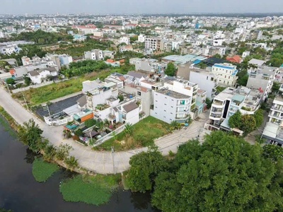 Đất góc 2 mt thạnh lộc 37   view sông hiếm đường 10m thông   xây 3,5 lầu chỉ 9,5 tỷ 1