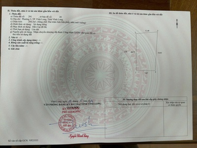 Đất đẹp giá tốt chính chủ cần bán tại mặt tiền đường phó cơ điều, phường phước hậu, vĩnh long 1