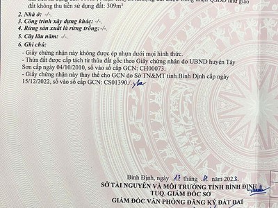 Đất đẹp   giá tốt   chính chủ cần bán tại thôn bỉnh đức xã tây vinh, tây sơn, bình định 1