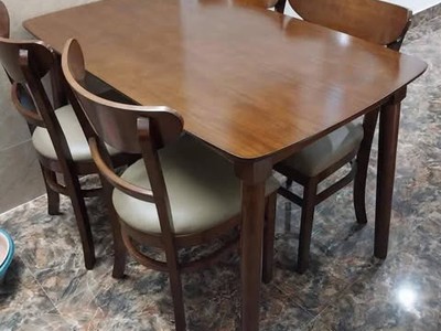 Bộ Bàn Ghế Ăn gỗ mới 0
