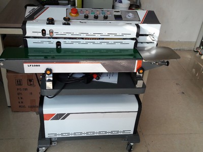Máy hàn miệng túi liên tục có hút chân không và thổi khí, máy ép bao nilong đa năng 1