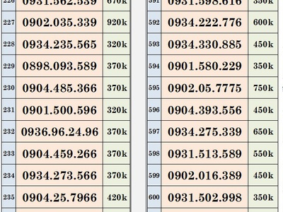 Khai xuân xả lô sim trả trước mobifone - vào tên chính chủ 16