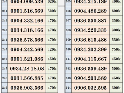Khai xuân xả lô sim trả trước mobifone - vào tên chính chủ 17