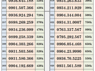 Khai xuân xả lô sim trả trước mobifone - vào tên chính chủ 18
