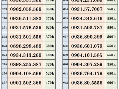 Khai xuân xả lô sim trả trước mobifone - vào tên chính chủ 19