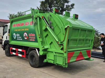 Xe chuyên dụng thiết bị môi trường : xe cuốn ép rác Isuzu 9 khối đời 2026 0