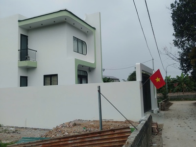 Gia đình cần bán 156m2  80m2 thổ cư  lô đất vuông vắn nở hậu, mặt tiền 6m, nở hậu 6.4m 1