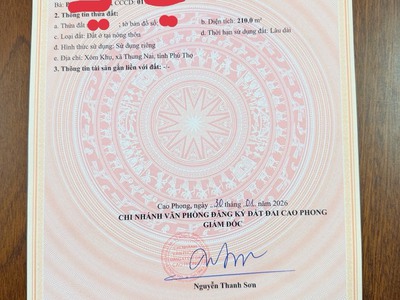 Chính Chủ Cần Bán Lô Đất Full Thổ Cư 210M2 Đầu Tư Sinh Lời Ngay 4