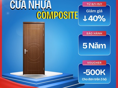 Các lưu ý khi sử dụng cửa nhựa Composite 3