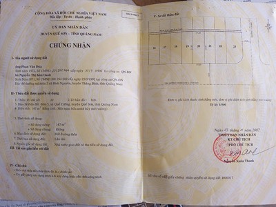 Đất đẹp- giá tốt chính chủ cần bán nhanh lô đất vị trí chiến lược tại xã xuân phú tp. đà nẵng 1