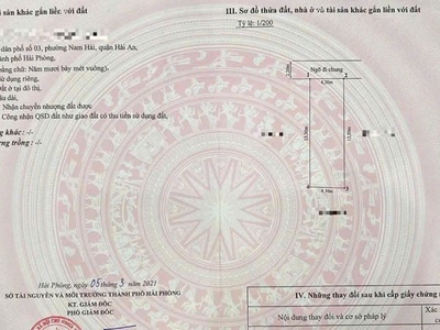 Bán đất nam hải   quận hải an, hải phòng  gần đường bùi viện 1