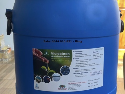 Microclean, men vi sinh xử lý nước thải, mùn bã hữu cơ ao nuôi 0