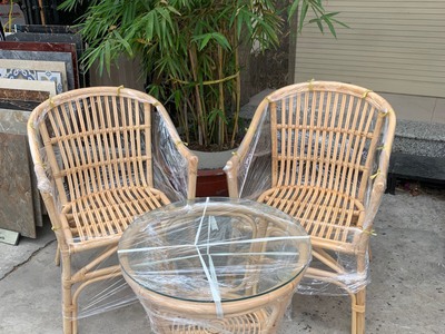 Bộ bàn trà mây phòng ngủ 1