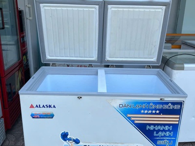 Thanh lý tủ đông - mát Alaska 2 cánh model bcd-3568c dung tích tổng 400 lít 0