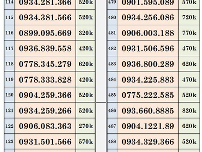 Khai xuân xả lô sim trả trước mobifone - vào tên chính chủ 8