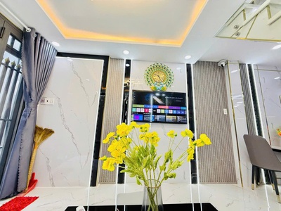 Nhà mới rất đẹp full nội thất cao cấp 1 lầu đông hưng thuận q12 3